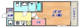 ライジングコート深江本町フラワーパークの物件間取画像